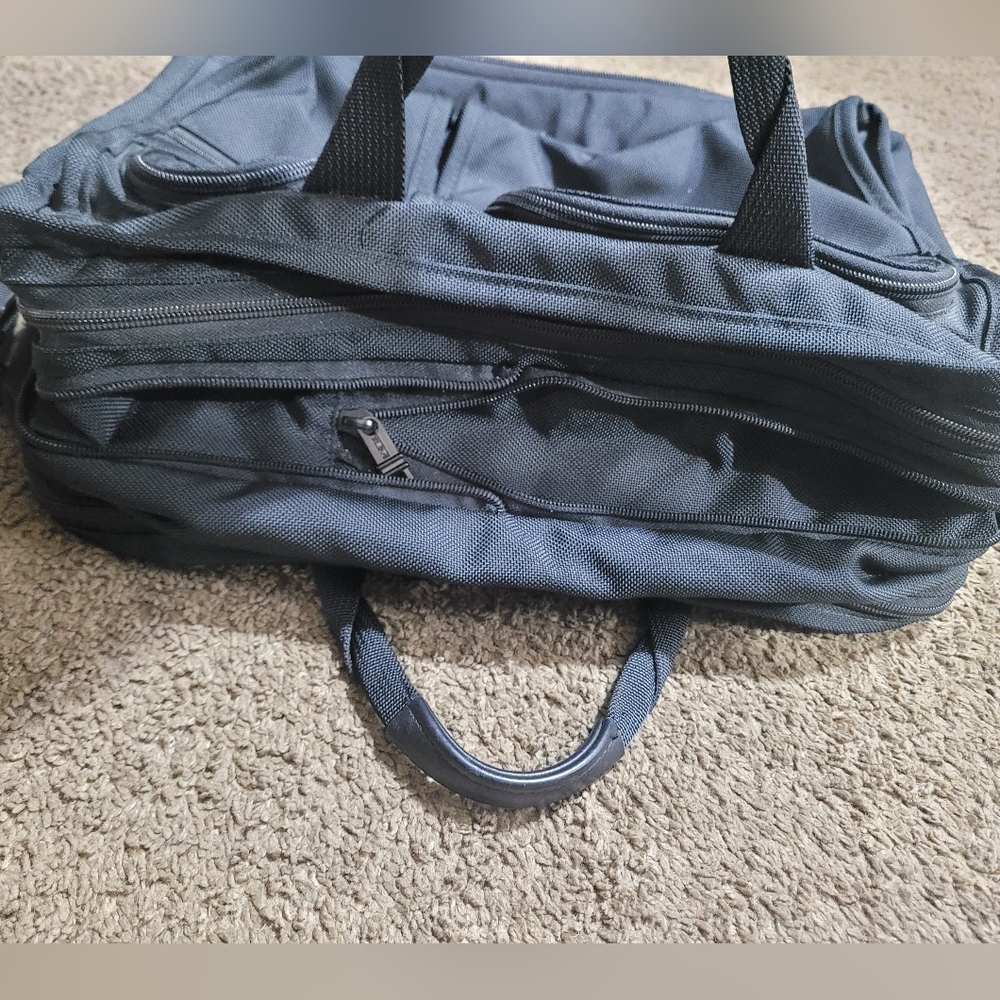 TUMI ALPHA BALLISTIC BAG EXPANDABLE ORGANIZER LAPTOP BRIEF MESSENGER WITH STRAP - Picture 13 of 16